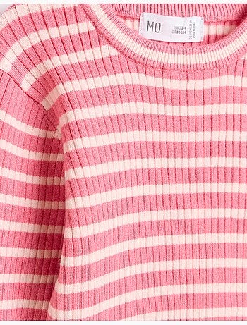 Jersey de punto de rayas, mo fashion