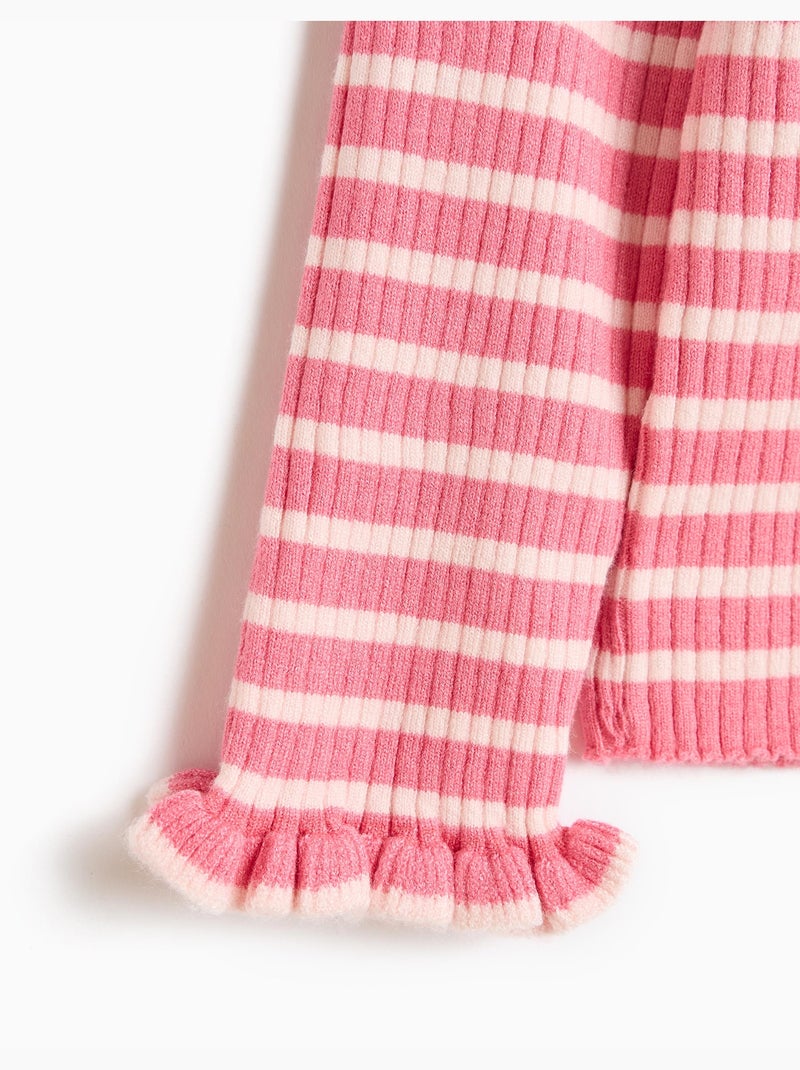 Jersey de punto de rayas, mo fashion Rosa - Kiabi