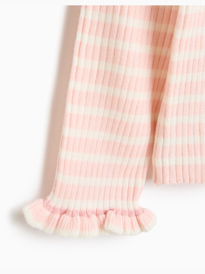 Jersey de punto de rayas, mo fashion Rosa - Kiabi