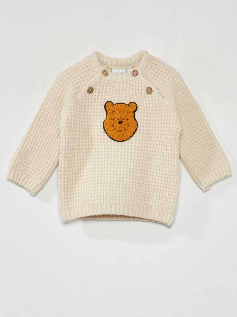 Jersey de punto 'Disney' BEIGE - Kiabi