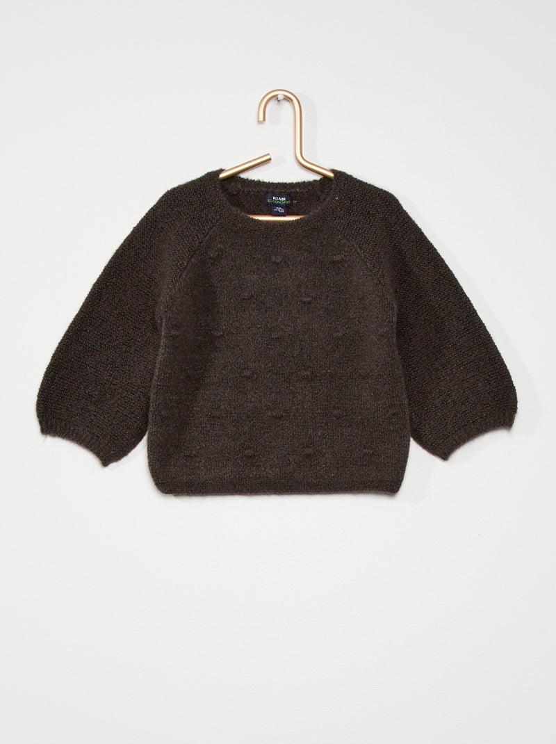 Jersey de punto eco-concepción gris antracita - Kiabi