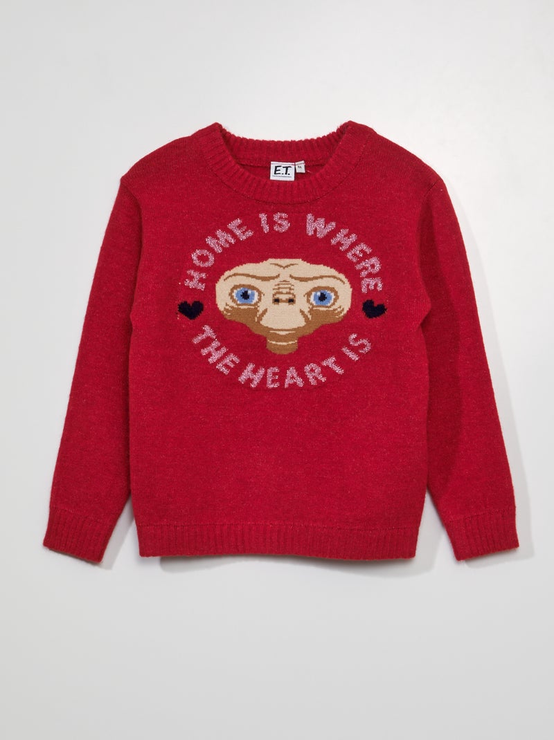 Jersey de punto 'E.T.' ROJO - Kiabi