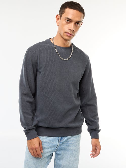 Jersey de punto fantasía corte regular - Kiabi