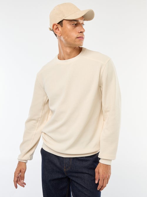 Jersey de punto fantasía corte regular - Kiabi