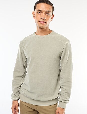 Jersey de punto fantasía corte regular