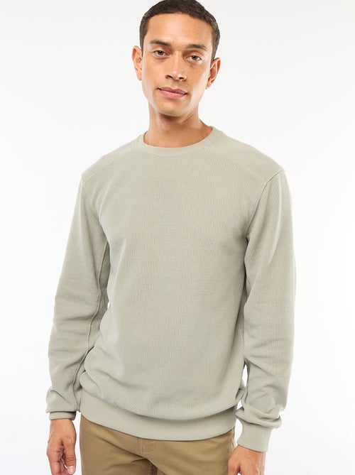 Jersey de punto fantasía corte regular - Kiabi