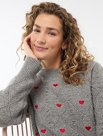 Jersey de punto fantasía