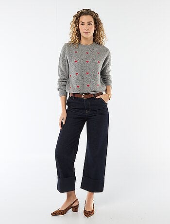 Jersey de punto fantasía