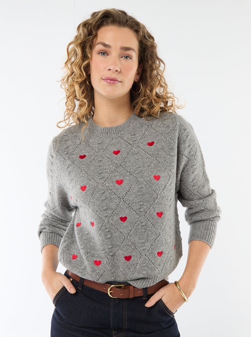 Jersey de punto fantasía - Kiabi