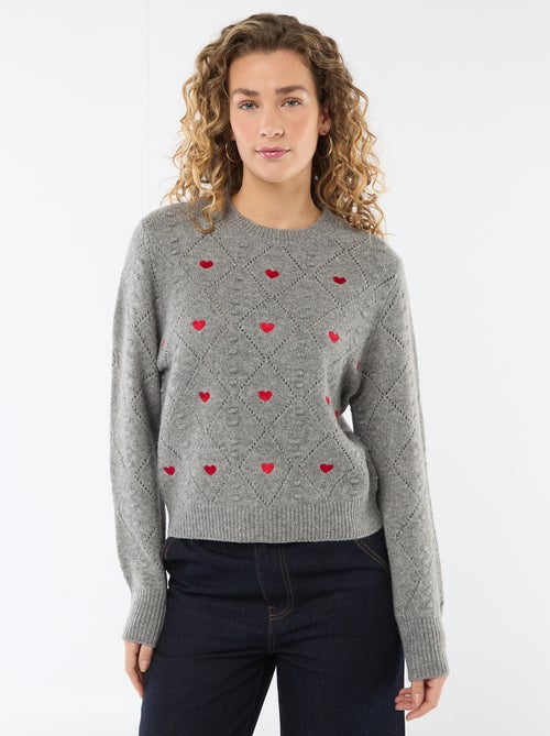 Jersey de punto fantasía - Kiabi