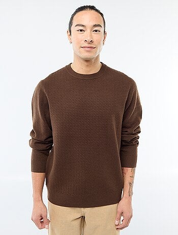 Jersey de punto fantasía