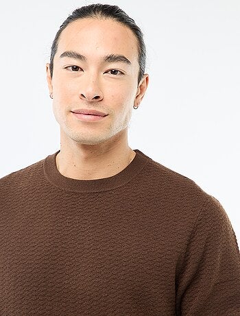 Jersey de punto fantasía