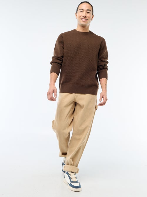 Jersey de punto fantasía - Kiabi