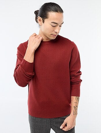 Jersey de punto fantasía