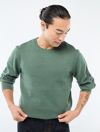 Jersey de punto fantasía