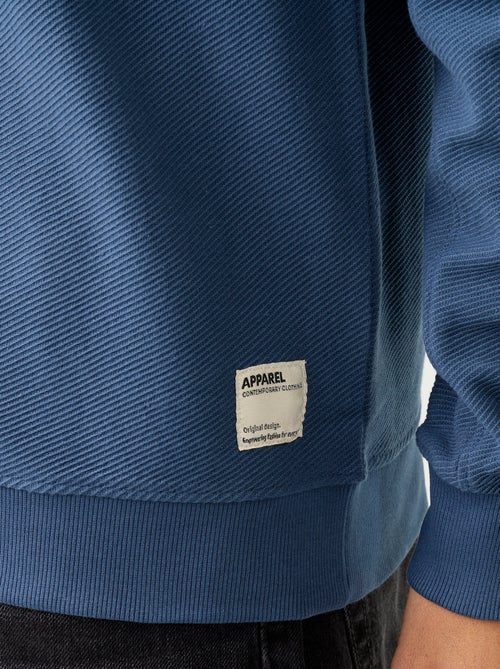 Jersey de punto fino acanalado - Kiabi