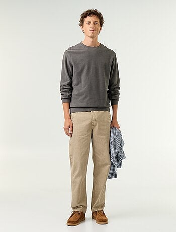Jersey de punto fino acanalado