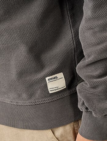 Jersey de punto fino acanalado