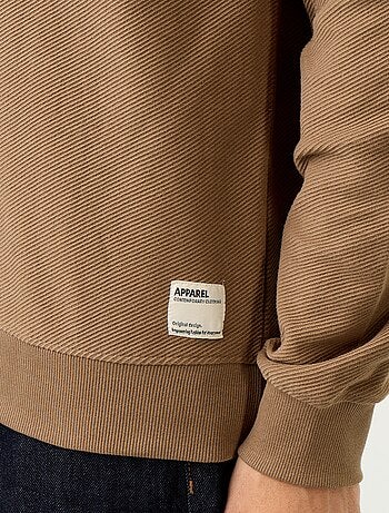 Jersey de punto fino acanalado