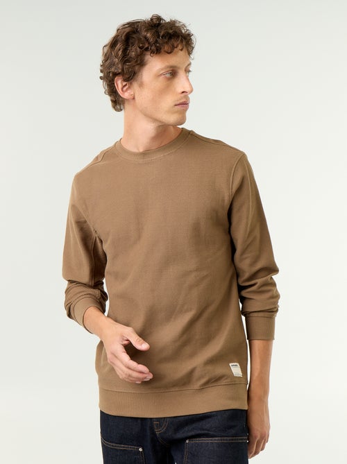 Jersey de punto fino acanalado - Kiabi