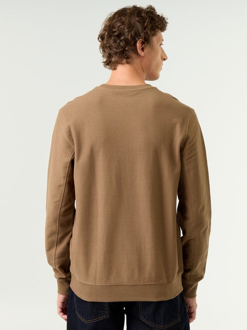 Jersey de punto fino acanalado - Kiabi