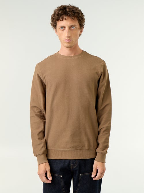Jersey de punto fino acanalado - Kiabi