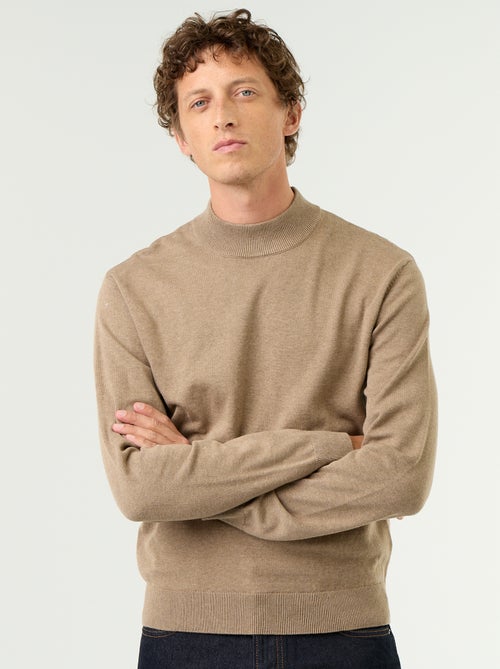 Jersey de punto fino con cuello alto - Kiabi Jersey de punto fino con cuello alto - Kiabi
