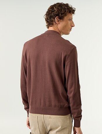 Jersey de punto fino con cuello alto