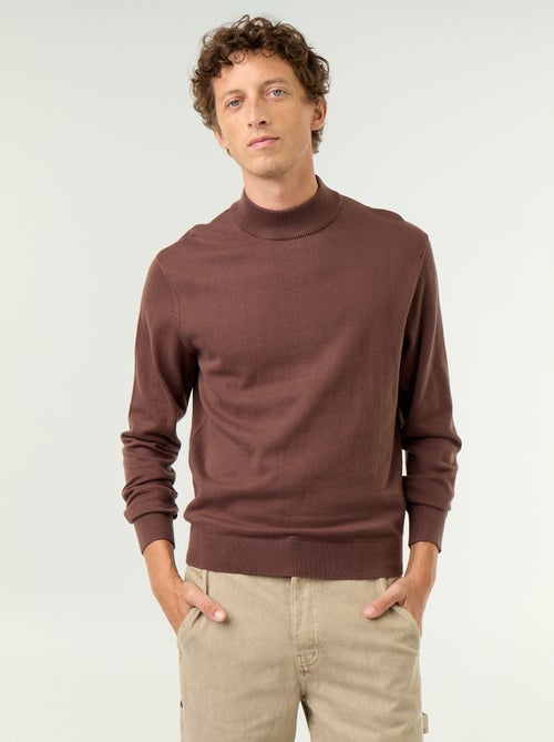 Jersey de punto fino con cuello alto - Kiabi Jersey de punto fino con cuello alto - Kiabi