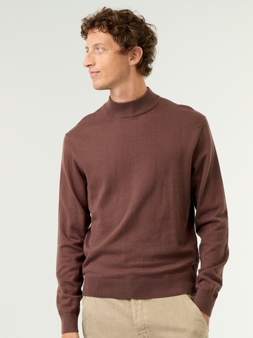Jersey de punto fino con cuello alto - Kiabi Jersey de punto fino con cuello alto - Kiabi
