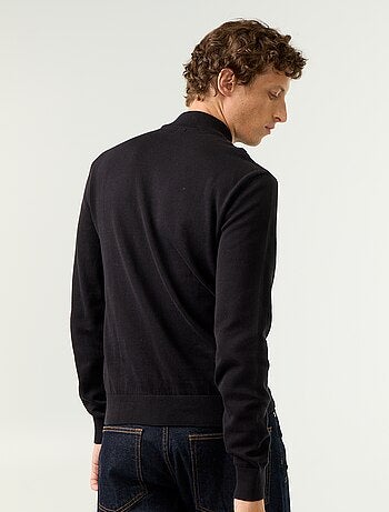 Jersey de punto fino con cuello alto