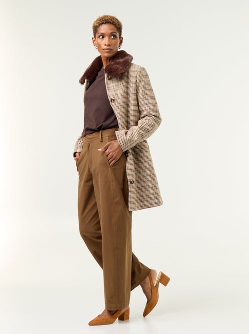 Jersey de punto fino con cuello redondo - Kiabi Jersey de punto fino con cuello redondo - Kiabi