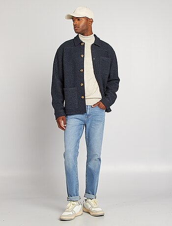 Jersey de punto fino con cuello vuelto