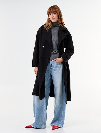 Jersey de punto fino con cuello vuelto