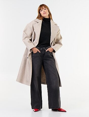 Jersey de punto fino con cuello vuelto