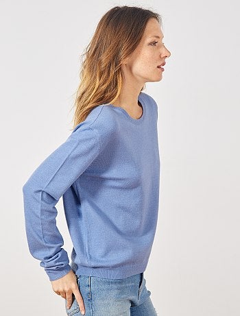 Jersey de punto fino liso - Kiabi