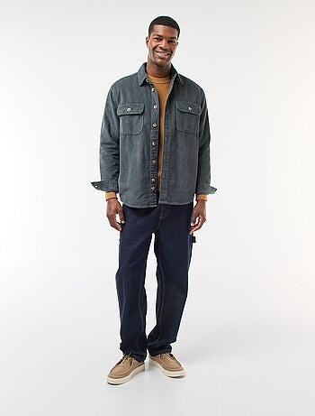 Jersey de punto fino liso con cuello redondo