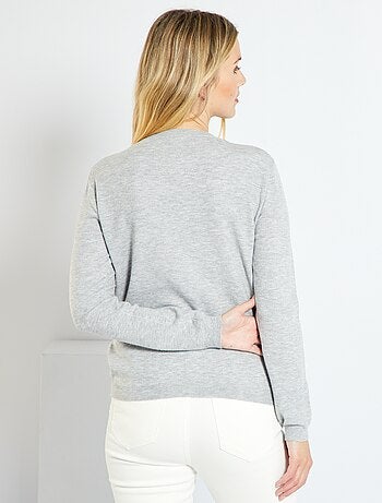 Jersey de punto fino liso - Kiabi