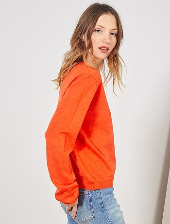 Jersey de punto fino liso - Kiabi