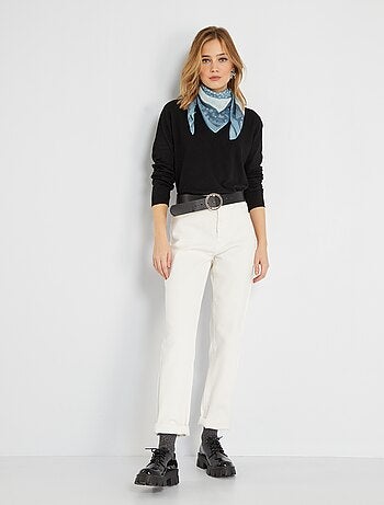 Jersey de punto fino liso - Kiabi