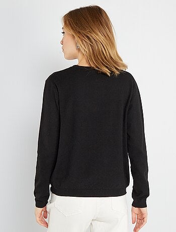 Jersey de punto fino liso - Kiabi