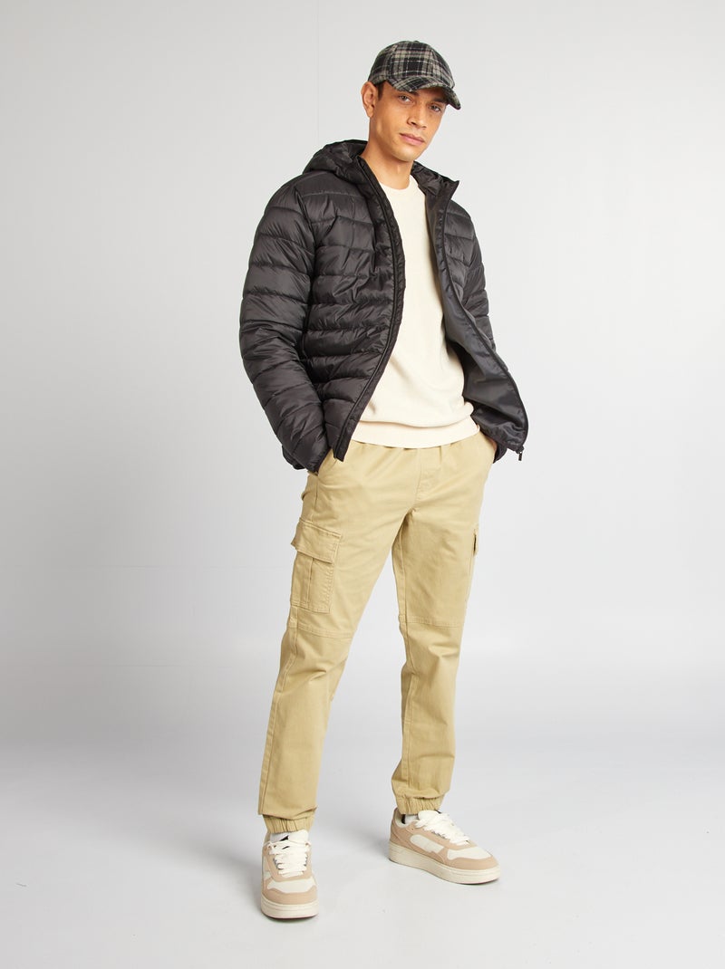 Jersey de punto fino tipo nido de abeja BLANCO - Kiabi