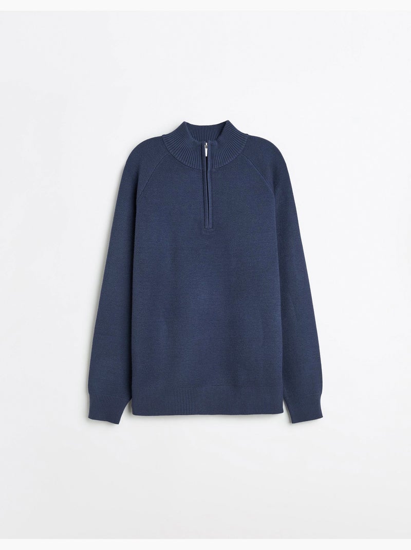 Jersey de punto gofre, MO Fashion Azul - Kiabi