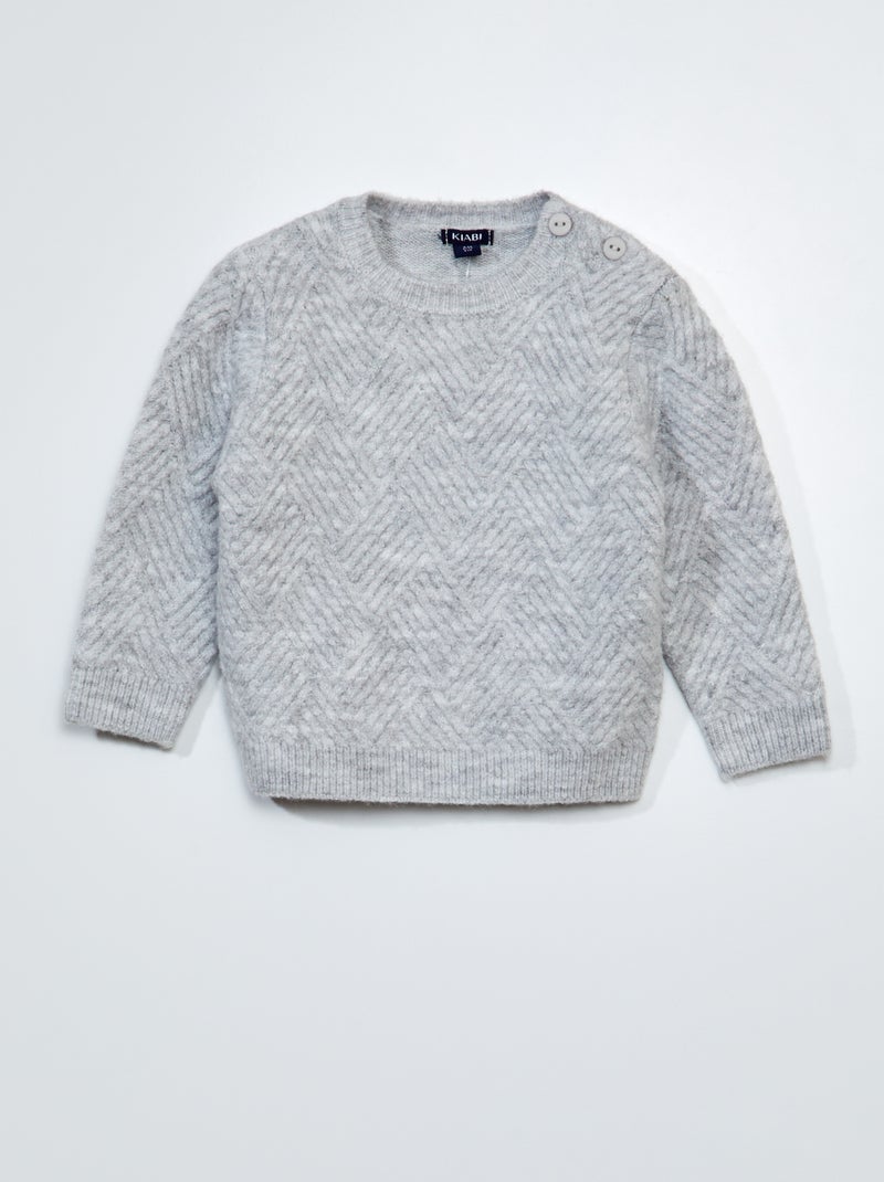 Jersey de punto GRIS - Kiabi