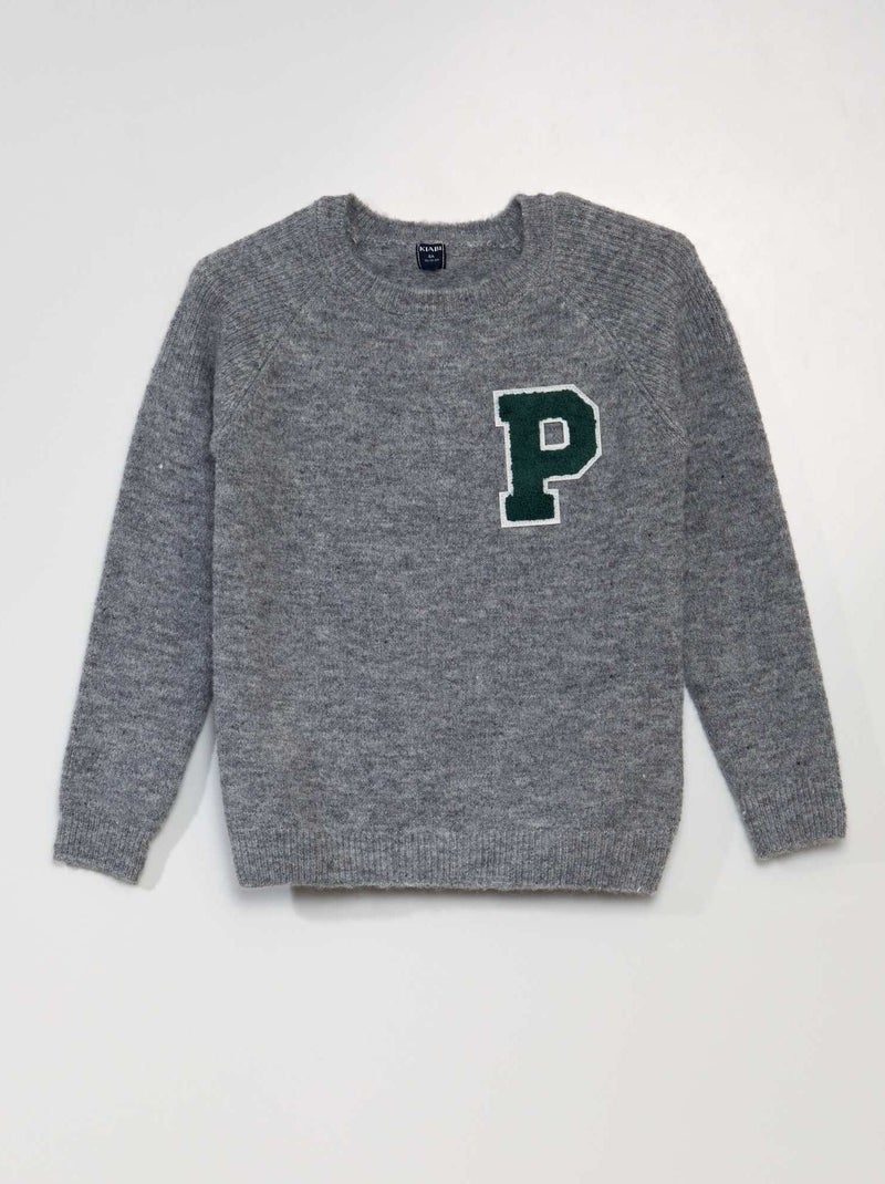 Jersey de punto GRIS - Kiabi