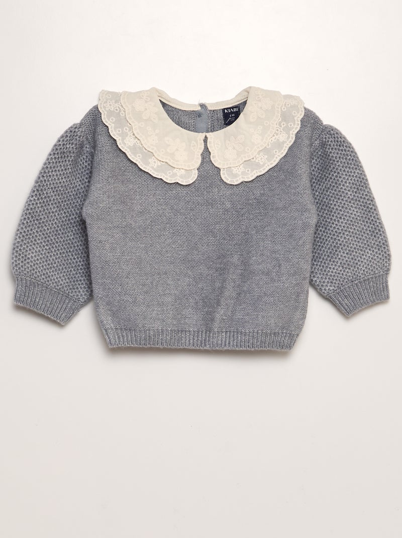 Jersey de punto GRIS - Kiabi