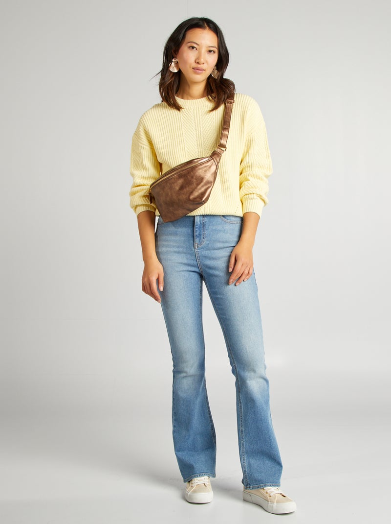 Jersey de punto grueso AMARILLO - Kiabi