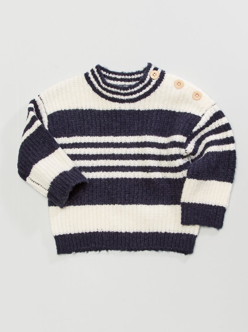 Jersey de punto grueso AZUL - Kiabi
