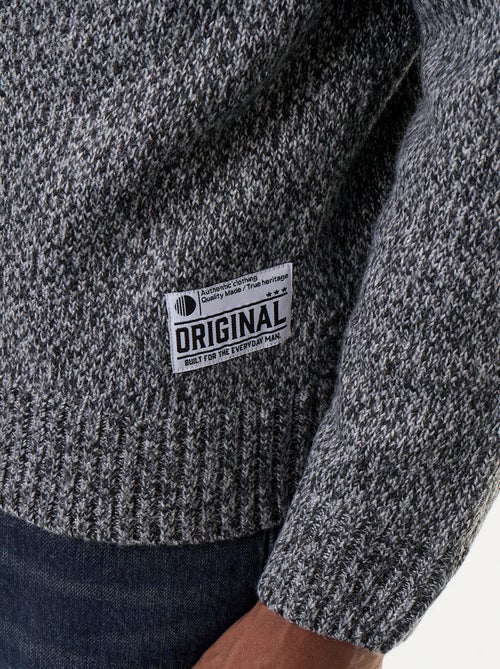 Jersey de punto grueso con cuello alto - Kiabi Jersey de punto grueso con cuello alto - Kiabi