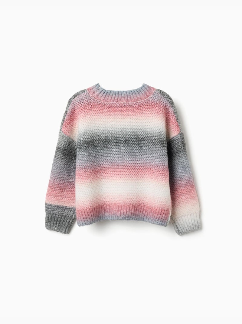 Jersey de punto grueso con efecto degradado Verde - Kiabi